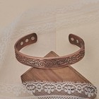 Men s Bracelet Magnetic Therapy Arthritis Pain Relief Pure Solid Copper Bangle