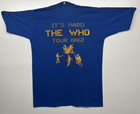 The Who Crew Only Shirt Showco Promo It   s A Hard Life Tour 1982