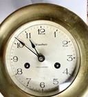 1911 Waterbury No  10 Heavy Brass Ships Clock Jeweled Bell Strike Running   