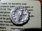 Ancient Roman Silver Coin Gordian Iii Ar Denarius Rome  2 Llc Certified Coa K1