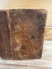1823 Holy Bible Early American Greenough Leather Antique Old Lunenberg