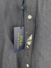 Polo Ralph Lauren Men   s Long Sleeve Button Up Shirt Slim Fit Medium Nwt Navy