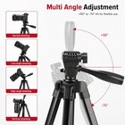 55  Portable Heavy-duty Tripod For Phone   Camera W  Cold Shoe Aluminum Alloy