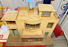 Old Antique Htf Rare Large Triang English Modern Mid Century Wooden Doll House