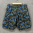 Tyr Swim Trunks Boys Xl  16 18  Black Blue Nightflight Challenger Kids