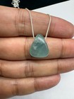 Natural Grandidierite Pendant 8 70 Ct   Side Drilled Blue Green Gemstone