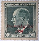 Travelstamps  1939 Slovakia   Czech Stamps Mi  8 Mint Never Hinged  Overprint