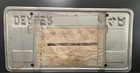 Rare Vintage California Blue Dealer License Plate W Dmv Paperwork   Buena Park