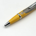 Lamborghini 2024 Yellow Ballpoint Pen Chrome Mesh Grip   Luxury Gift Box Edition