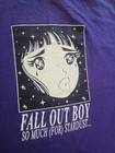 Fall Out Boy So Much For Stardust Purple Anime Band Tee Shirt - Large