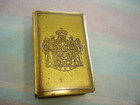 Antique  Vintage Denmark Souvenir Match Safe Holder Vesta Case-original Matches