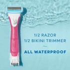 Schick Hydro Silk Trimstyle Razor With Bikini Trimmer For Women