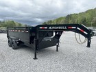 Iron Bull Dump Trailer 83x16 10k Axles Dump Telescopic Lift Gooseneck