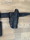 Dutyman 1021 Black Basketweave Full Grain Leather Police Duty Belt W acce