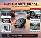 Premium Long-range Radar   Laser   Detector For Cars  Detection Up To 1 100 Yard