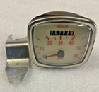 Vespa Vna Vnb Scooter White Face Speedometer 60 Mph     Vintage Style Replacement