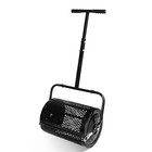 16  Lawn Compost Spreader Peat Moss Roller  Roller Spreader Adjustable Handle