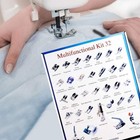 32 Pcs Sewing Machine Presser Foot Feet Tool Kit Set For Brother Singer Domestic