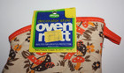 Vtg 1970s Magla Oven Mitt Retro Kitchen Merry Mushrooms Orange Brown Yellow Nos