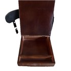 Vtg The Bombay Company Writer s Edge Portable Lap Desk Wooden Storage Box