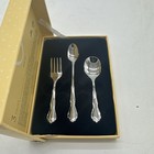 Oneida Chateau 3-piece Baby Flatware Set - 18 10 Stainless Steel - New In Box