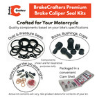 Brake Caliper Seal Kit For Select Yamaha Fjr1300 Models -front