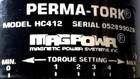 Perma-tork Hc412 Magnetic Torque Clutch