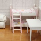 1 12 Scale Dollhouse Miniature Bunk Bed Children s Room Wooden Furniture