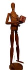 Articulated Artist Wood Mannequin  16    Doll Lay Figure Antique  250