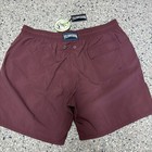 Nwt 100  Authentic Vilebrequin Moorea Swim Trunks - Plum - Xxxl - Men - 3xl