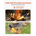 Kffkff Propane Torch Weed Burner  1 800 000 Btu Output With 10 Ft Hose