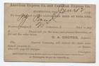 1880 Canada Postal Card 1ct Blue Used Toronto American canadian Express  g 841 