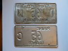 Used  muscle Car Years   69- 73 Maine New Car Dealer   Loaner License Plates  65