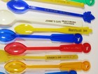Swizzle Cocktail Stick Spoons Assorted Some Signed 18 Vintage Lot C2536