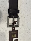 Men s Frye Dark Brown Genuine Leather Belt Size 32 80cm  