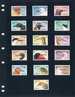  9 10 Scott Value - 1988 Tuvalu Birds Definitives South Pacific Cv Mnh Nh Umm