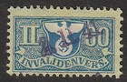 Bs Stamp Selection Germany Revenue Wwii 3rd Reich War Emblem War 4 Used