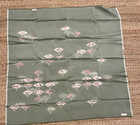 Hayashi Kimono Green Japanese Fans Multicolor Scarf