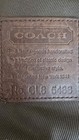 Vintage 1998 Coach Twill Travel Kit Toiletry Dopp Bag  Style 5488