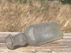Antique 19th Century Poison Bottle R  K  ler Moscow Apothecary Glass Pre 1900 s