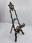 Vtg Ornate Brass Display Easel Picture Plate Book Stand Holder 9   