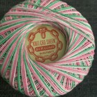 Vintage J    P  Coats Cotton Thread Knit-cro-sheen Variegated Pink To Green