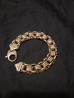 Vintage Mexican Sterling Silver Heavy Link Bracelet 7  29g Articulated Estate
