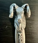 Vintage Wyoming Studio Souvenir Yellowstone Park Spoon With Rams Head