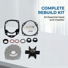 Mercury Quicksilver 47-8m0100526 8m0100527 Water Pump Impeller Repair Kit Marine