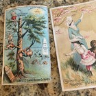 Lot Of 8 Cards 1880   s Victorian Trade Card  Domestic Sewing Machine All Differen