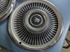 Vintage 1968  68 Mercury 15  Hubcap Hub Cap Black Center  Metal  Rim Cover Set