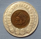 1907 Encased Indian Head Cent Token From Grand Rapids  Michigan