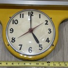 Vintage Sylvania Television Metal Advertising Sign Clock Radio