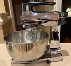 1970s Vtg Chrome Sunbeam Mixmaster  mmb  12 Speed Stand Mixer With Beaters Retro
